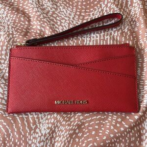 Michael Kors Vibrant Red Wristlet